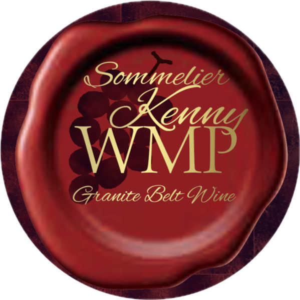認定シール「Sommelier Kenny WMP Granite Belt Wine」